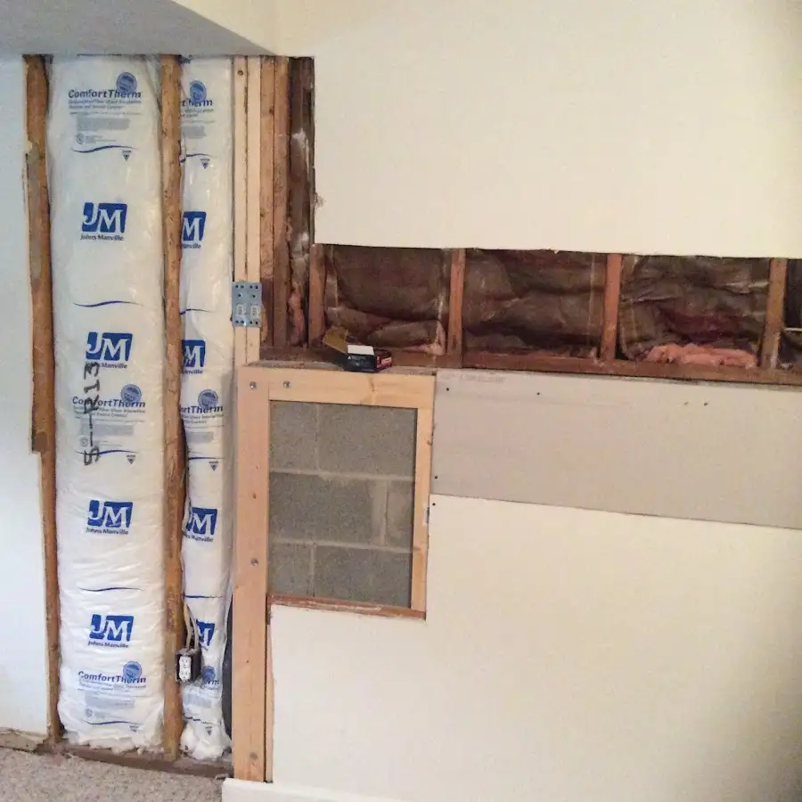 Wall insulation replacement during Structural Drying in Petaluma